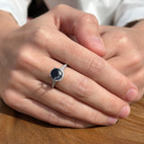 Round Halo Diamond Ring