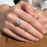 Round Halo Diamond Ring