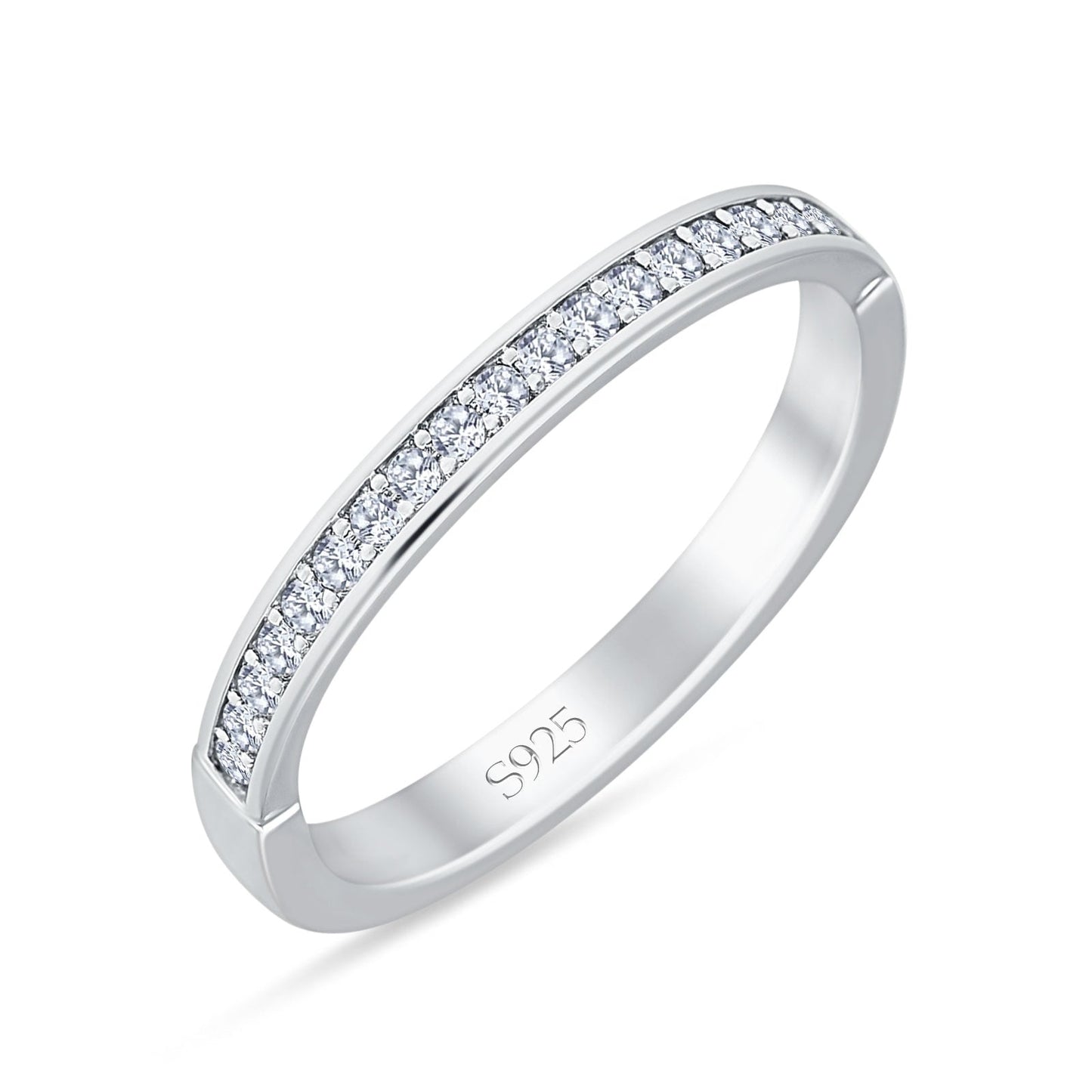 Half Eternity CZ Band