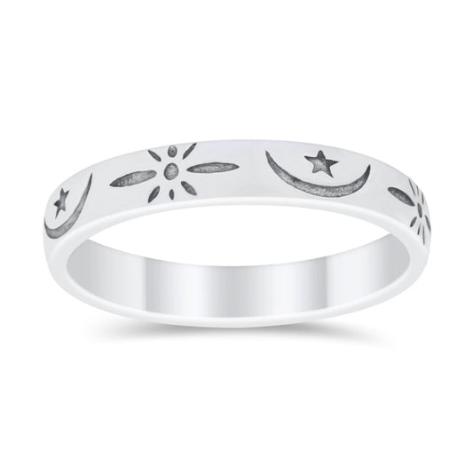 Moon Star Ring