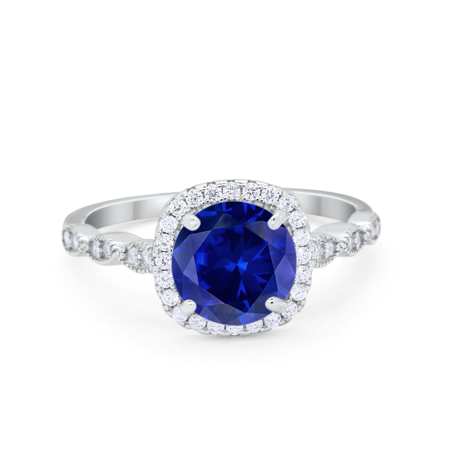 Halo Engagement Ring