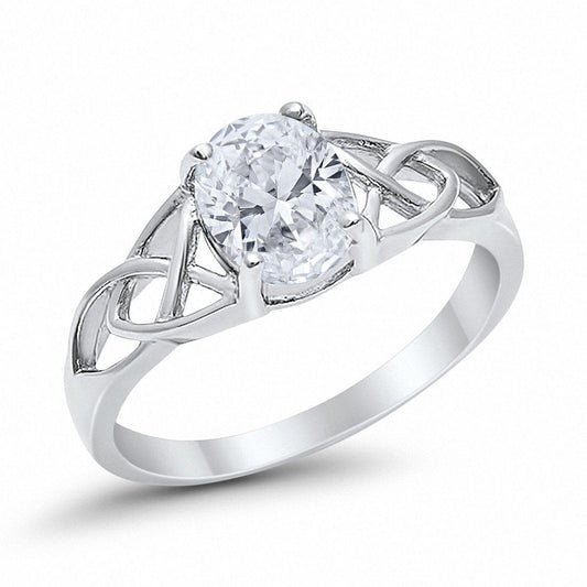 Halo Vintage Style Wedding Ring Simulated Cubic Zirconia