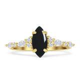 Marquise Vinatge Style Art Deco Ring