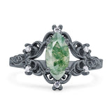 Marquise Filigree Floral Ring