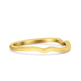 14K Gold Ladies Wedding Band Engagement Ring