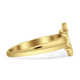 Star Trendy Vintage Style Thumb Ring 14K Gold