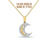 crescent moon necklace