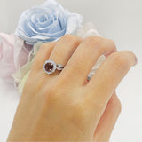 Two Piece Floral Bridal Ring