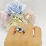 Two Piece Halo Bridal Ring