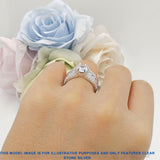 Round Engagement Ring Vintage Style Natural Aquamarine 925 Sterling Silver