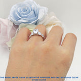 Ring im Vintage-Stil, Sonnenblumen-Marquise, runder Lab-Alexandrit-Ring aus 925er Sterlingsilber