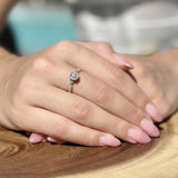 Oval Halo Bridal Diamond Ring