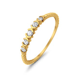 14K Gold 0.13ct G SI Stackable Diamond Eternity Band Anniversary Wedding Ring