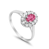 10K Gold 0.71ct Oval G SI Diamond Engagement Wedding Ring