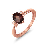 10K Gold 1.1ct Oval G SI Diamond Engagement Wedding Ring