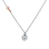 14K White Gold Necklace 17" + 1" Extension