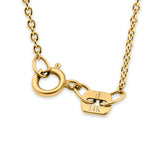Infinity-Halskette aus 14-karätigem Gold mit zwei Farbtönen, 43,2 cm + 2,5 cm Verlängerung