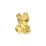 14K Yellow Gold Real Koala Pendant 0.8gm